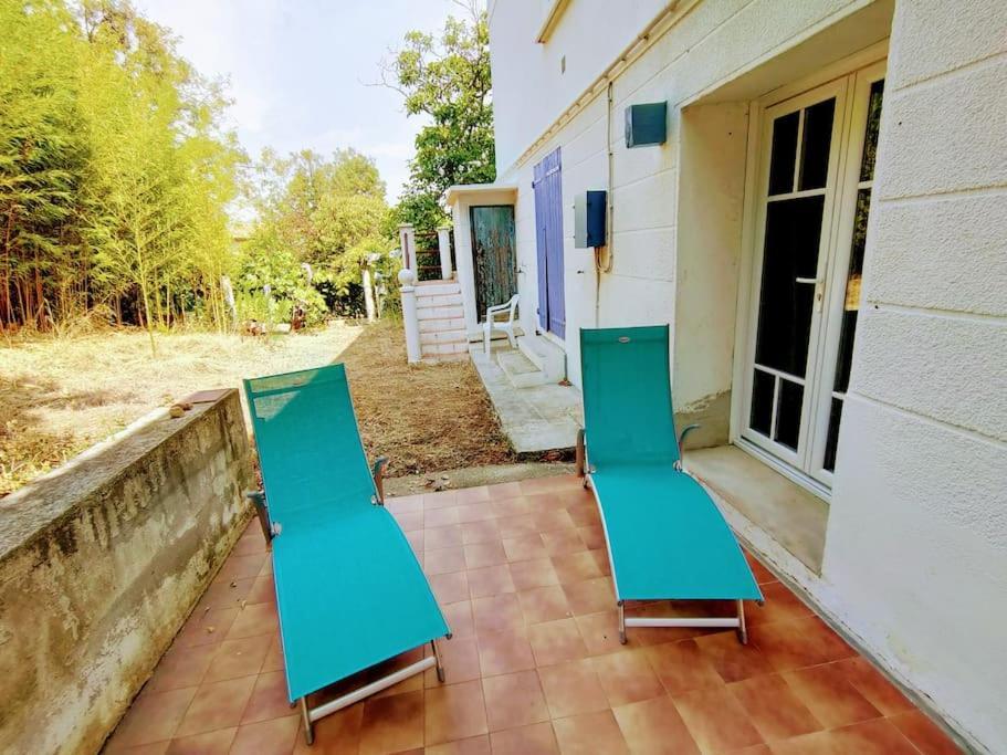 Maison De Charme A 200 Bord De Mer, Terrasse, Jardin- Lesclesdenicole Le Pradet Bagian luar foto